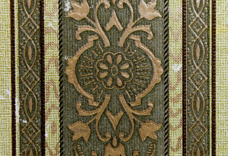 Abstract floral ornament details closeup