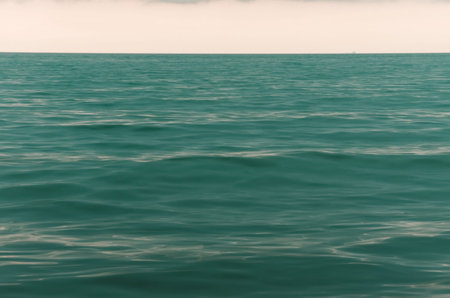 Beautiful sea in the evening,Batumi. Georgia