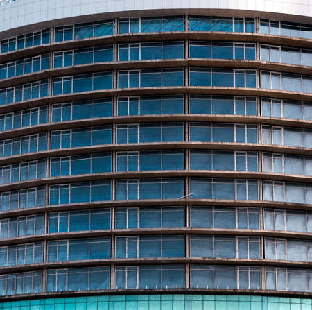 Apartment building closeup. Batumi.Georgiaの写真素材