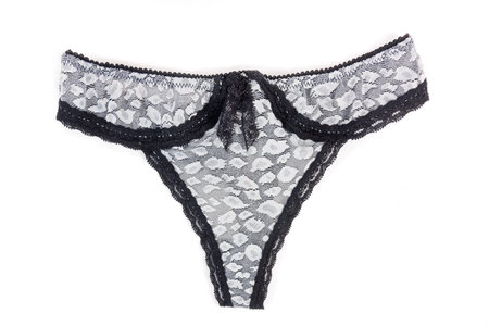 Female panties isolated on white