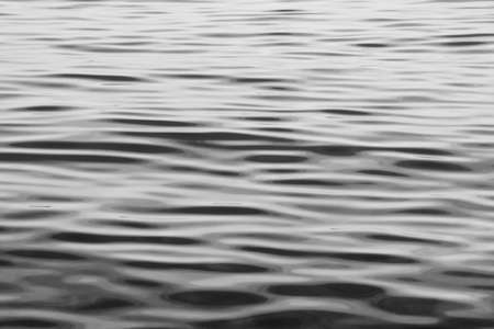 Abstract sea water in evening in black and whiteの写真素材