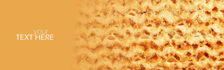 Macro cake details with the copy space
