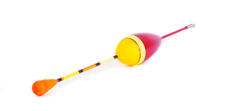 Fishing float isolated on the whiteの写真素材
