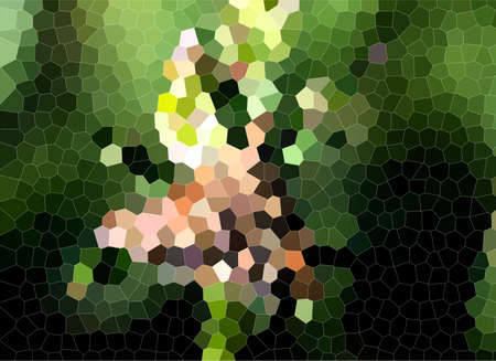 Colorful stained glass mosaic texture as a backgroundの写真素材
