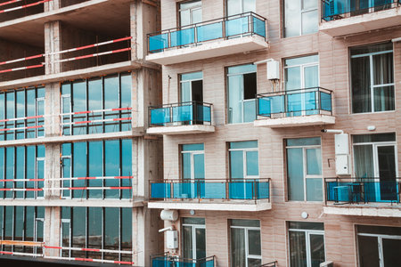 Building construction in Batumi city. Batumi. Georgia