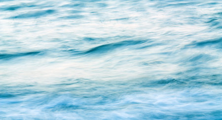 Waves details in the black sea. Long exposure.Batumi. Georgia