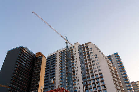 Batumi. Georgia - October 6, 2020: Modern housing infrastructure in Batumi. Georgiaのeditorial素材