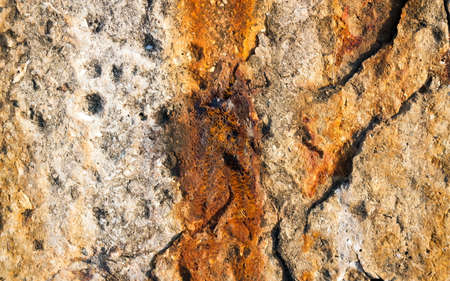 Old dramatic closeup of the grunge concreteの写真素材