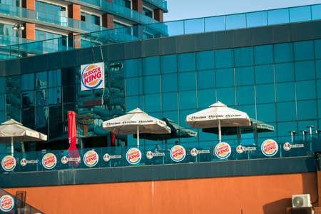 Batumi. Georgia - October 12, 2020: Metro City shopping center with many stores in Batumiのeditorial素材