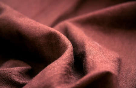 Beautiful abstract brown fabric detailsの写真素材