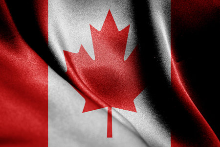 Abstract smooth silk background with the country flagの写真素材