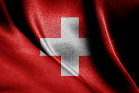 Abstract smooth silk background with the country flagの写真素材