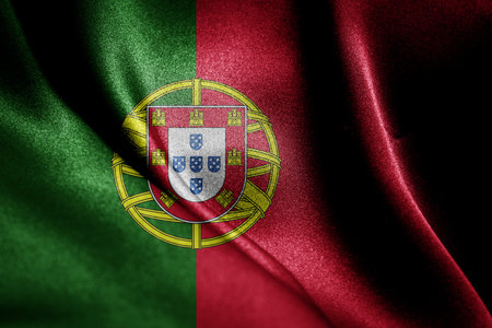 Abstract smooth silk background with the country flagの写真素材