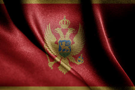 Abstract smooth silk background with the country flagの写真素材