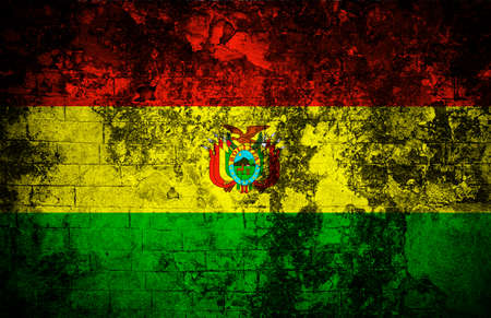 Old  texture background with flagの写真素材