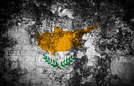 Old  texture background with flagの写真素材