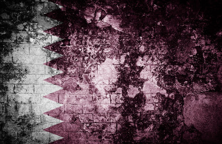 Old  texture background with flag