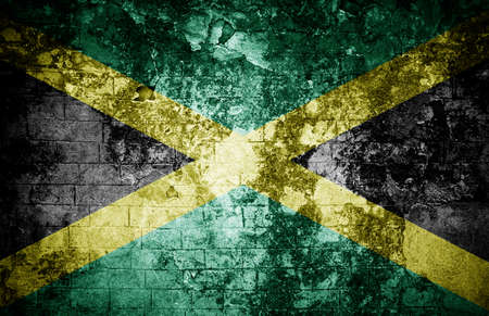 Old  texture background with flagの写真素材