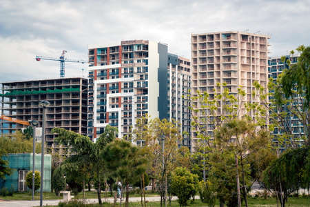 Batumi. Georgia - May 15, 2022: Modern housing infrastructure in Batumi. Georgiaのeditorial素材