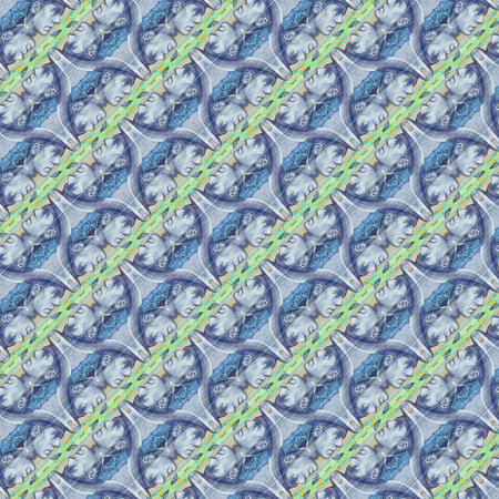 Abstract patten of Australian moneyの写真素材