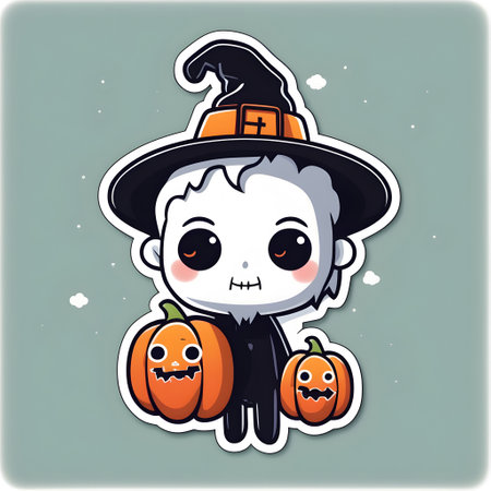 Scary and funny Halloween decor design. Generative AIの素材
