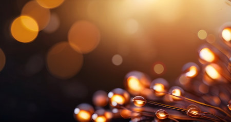 Abstract glowing bokeh background designの素材