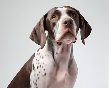 Portrait of the Pointer dogの素材