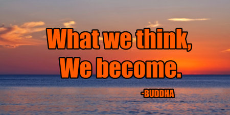 What we think we become