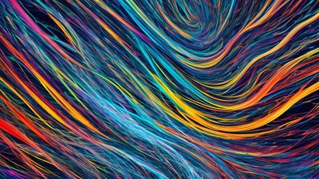 Abstract colorful texture with fractalsの素材