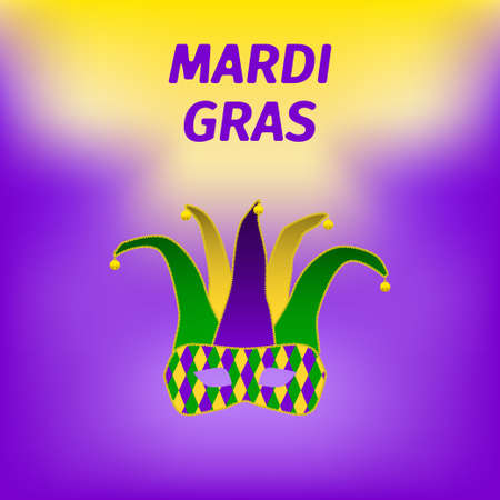 Mardi gras brochure designのイラスト素材
