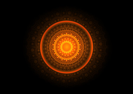 Luxury design  Gold flower vector background.のイラスト素材