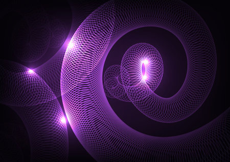 Abstract style. Dynamic purple movement twirl light background. vector illustration.のイラスト素材