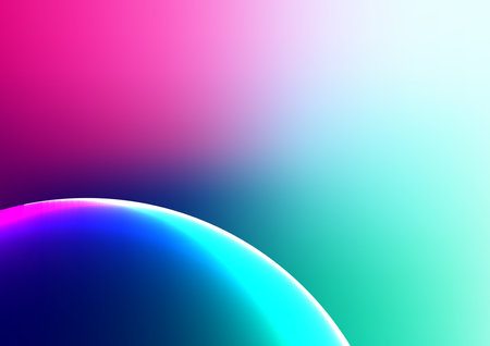 Gradient galaxy light blue space planet background. Abstract background. vector illustration.のイラスト素材