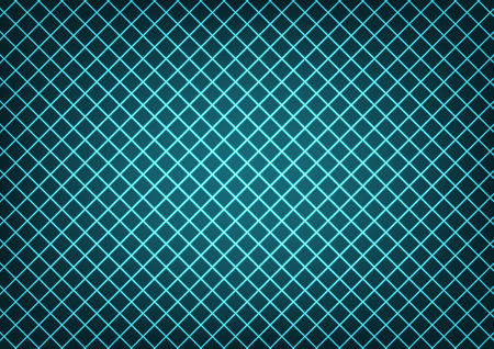 Abstract blue neon net technology light line pattern background.  Abstract vector illustration.のイラスト素材