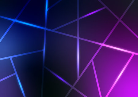 Abstract gradient digital light purple triangle modern background. vector illustration.のイラスト素材