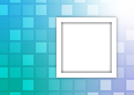 Retro cyber digital square gradient light green vector background. vector illustration.のイラスト素材