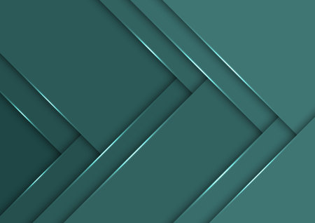 Abstract presentation green line modern style banner background. vector illustration.のイラスト素材