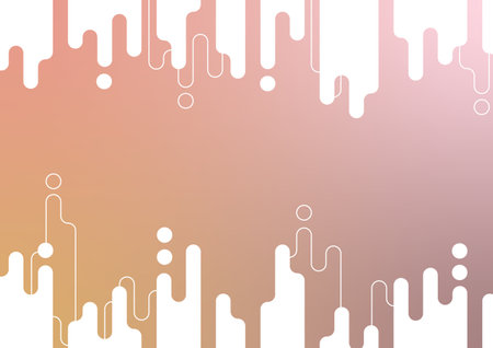 Abstract modern style gradient orange dynamic presentation background. vector illustration.のイラスト素材
