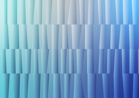 Blue gradient geometric bauhaus line wave pattern background. vector illustration.のイラスト素材