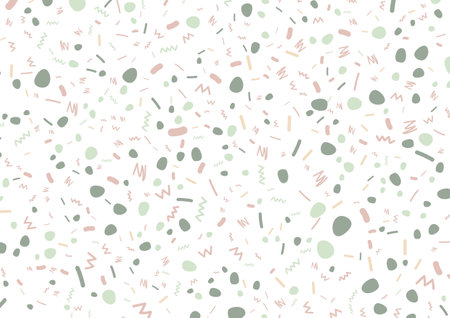 Abstract hand drawing random pattern line cute background. vector illustration.のイラスト素材