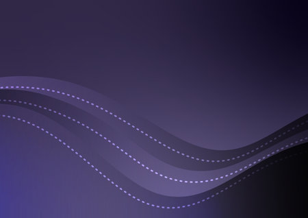 Black line wave layer gradient presentation background. vector illustration.のイラスト素材