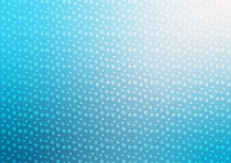 Abstract cute pattern hand draw banner cover blue background. vector illustration.のイラスト素材