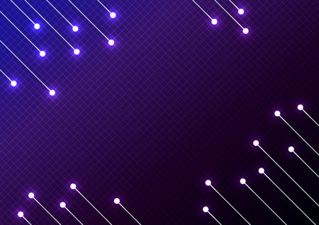 Technology program computer digital square pattern net background. vector illustration.のイラスト素材