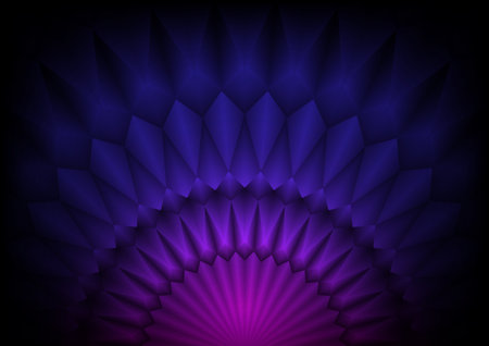 Abstract dark purple geometry pattern presentation gradient background. vector illustration.のイラスト素材