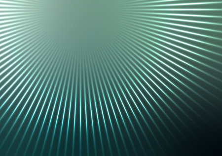 Abstract pattern green sky line neon light presentation background. vector illustration.のイラスト素材