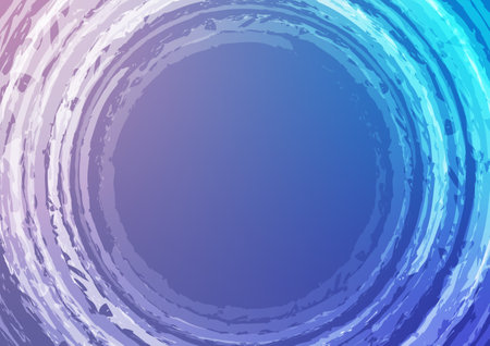 Blue water color circle abstract purple presentation background. vector illustration.のイラスト素材