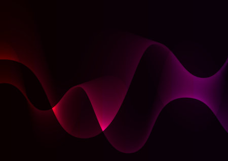 Dark wave red modern style premium presentation background. vector illustration.のイラスト素材