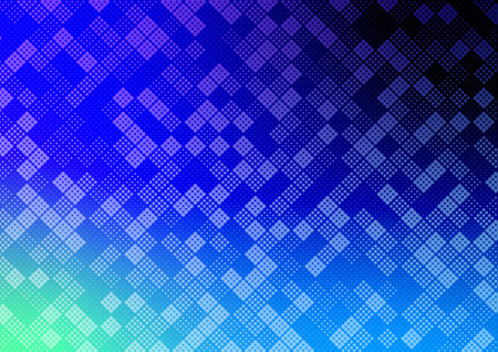 Square pattern technology line blue background. vector illustration.のイラスト素材