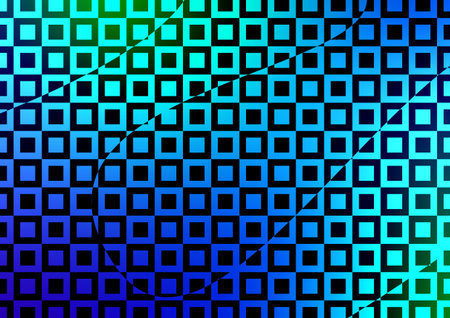 Square blue pattern abstract gradient background. vector illustration.