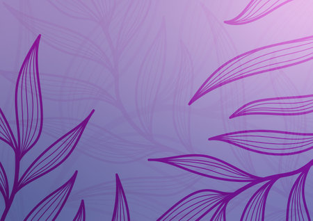Art purple tropical flower soft background. vector illustration.のイラスト素材